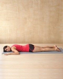 learn to do Belly Savasana yoga move Dubai