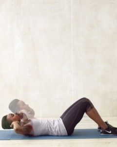 slow motion ab crunch