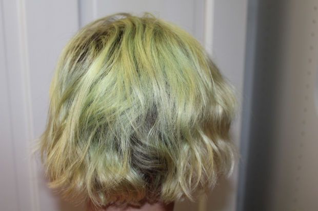 Green Hair caused by too much swimming