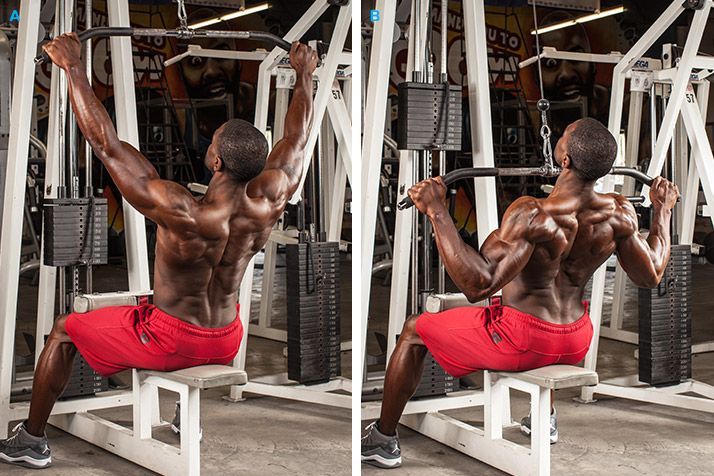 Lateral pull downs