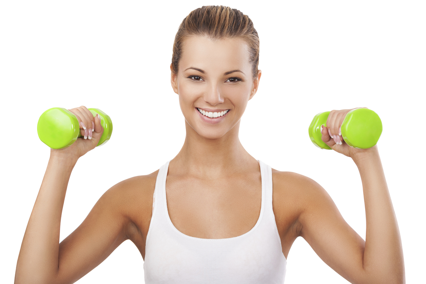 Happy-blonde-woman-exercising-with-weights-22968926XLarge