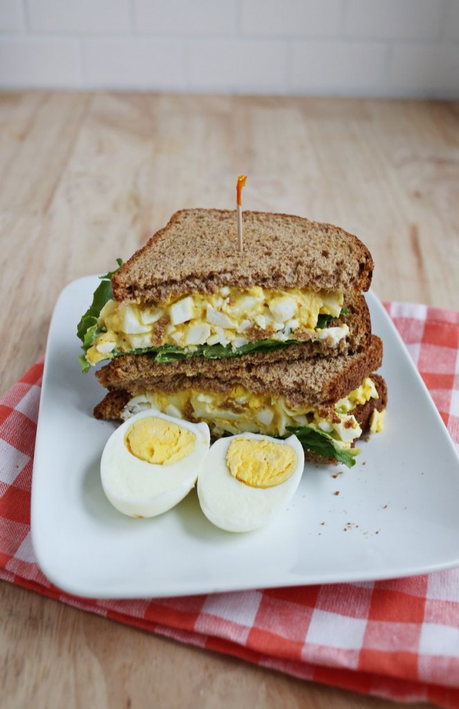 boiled egg sandwich