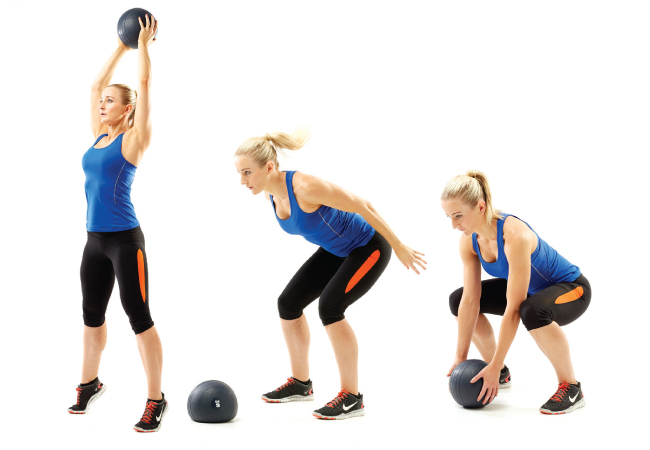 Medicine ball swing