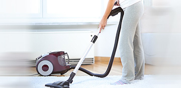 vacuuming