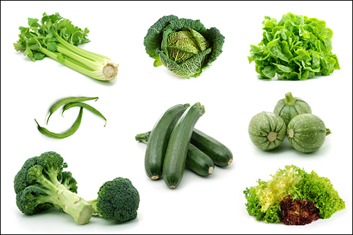 Green leafy vegetables