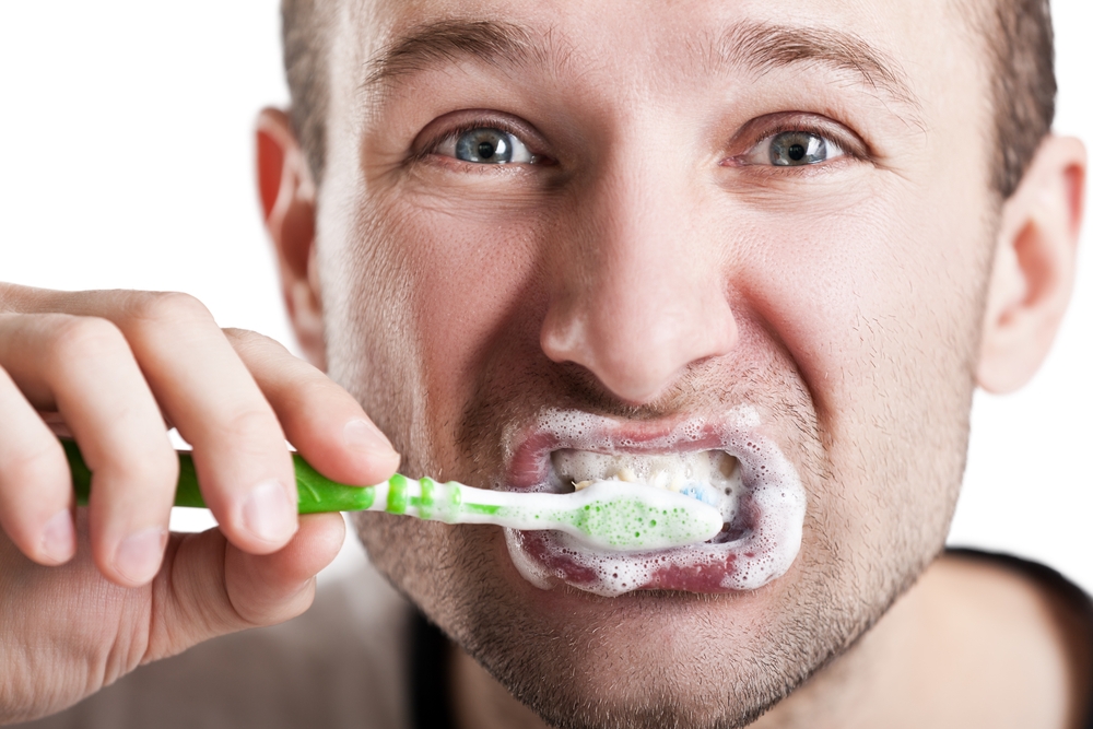 teeth brushing