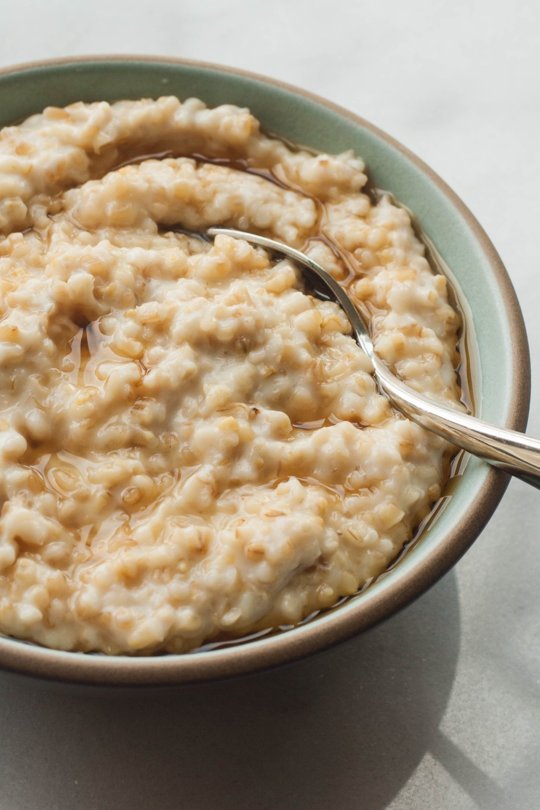  Oatmeal made with water