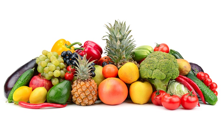  Eat more fruits and vegetables