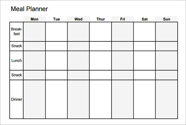 meal planner