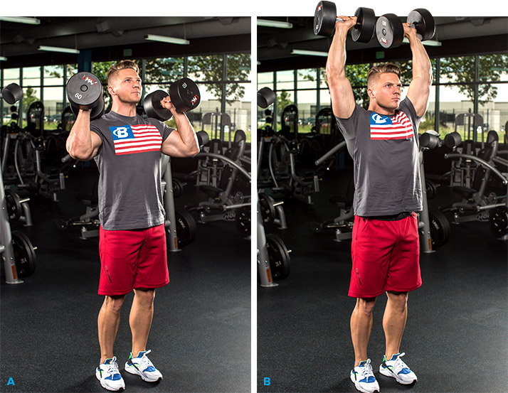 overhead presses